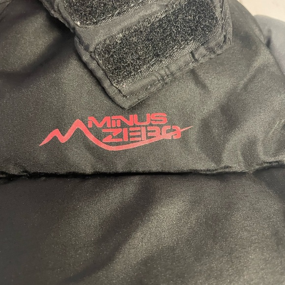 Gray and Black Kids Puffer Jacket with Red Lining - Picture 2 of 12